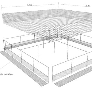 Voliera BOX QUADRA